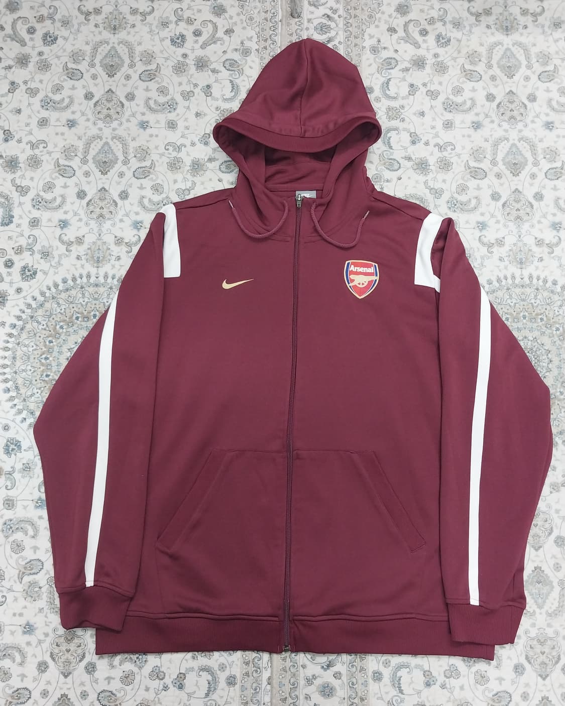 나이키 아스날 FC 후드집업 버건디 XL 상품이미지1