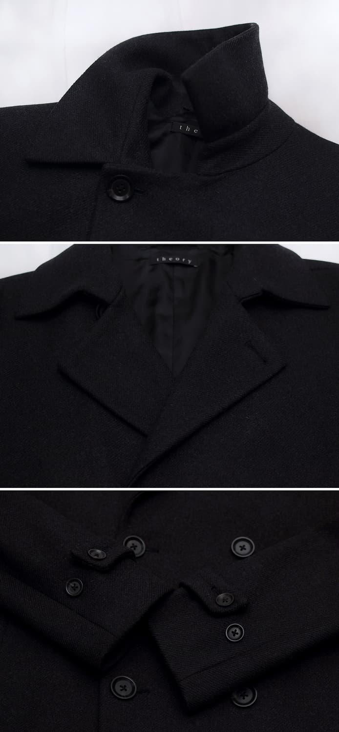 띠어리 (Theory) 버진울 캐시미어 더블 피코트 자켓 (100) 상품이미지9