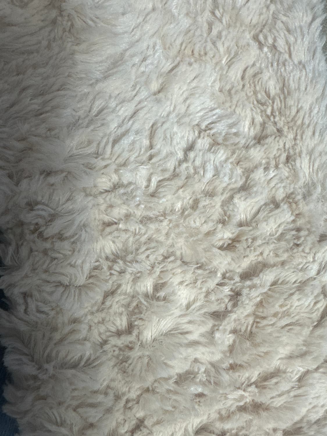 빈티지 아이보리 퍼 크롭 베스트 상품이미지3