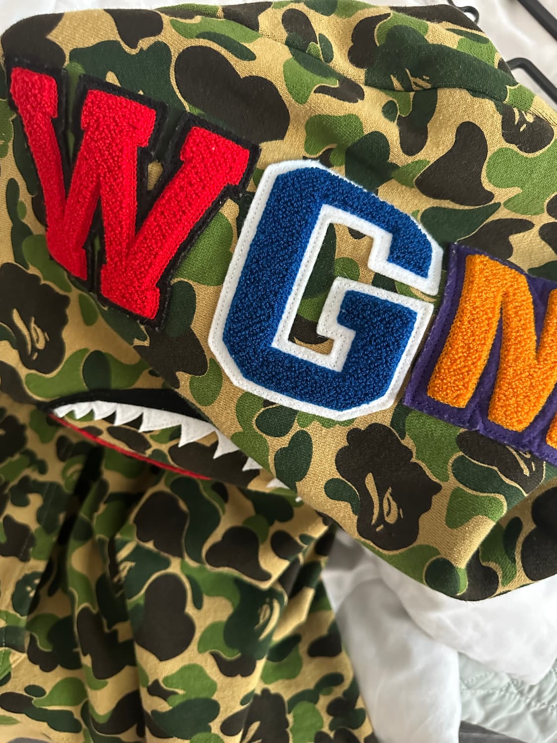 베이프 abc 샤크후드 판매합니다 상품이미지2