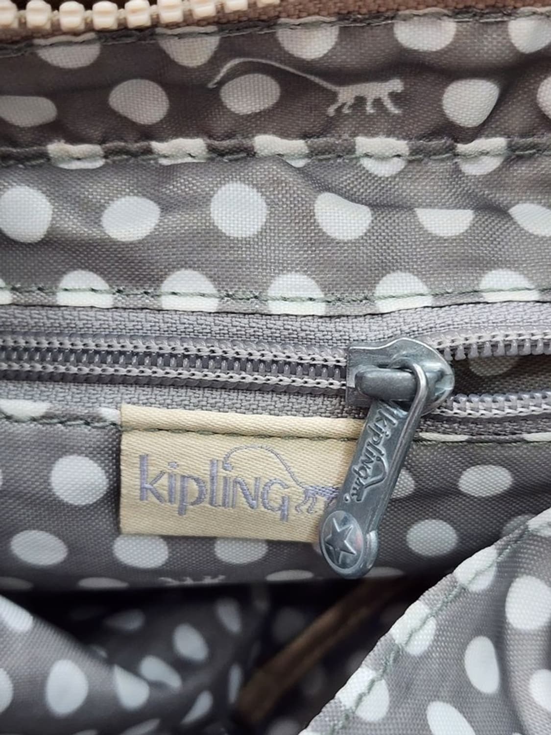 KIPLING 유광 베이지 숄더백 상품이미지8