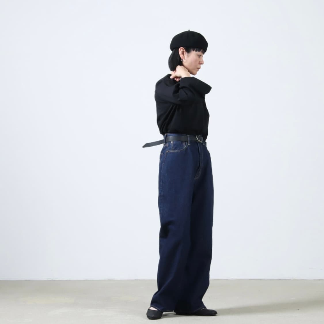 시오타 하이라이즈 5포켓 데님 팬츠 상품이미지2