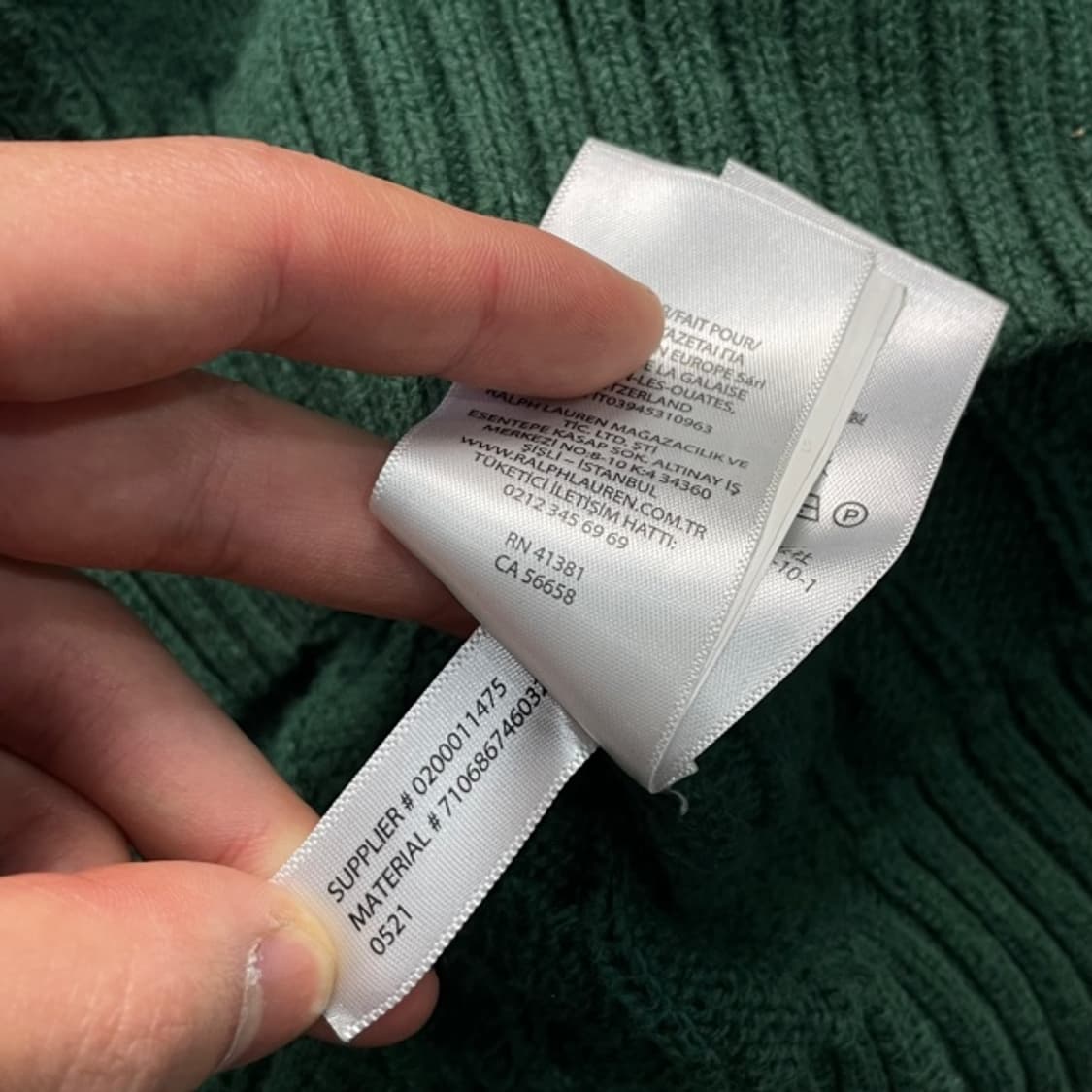 95 폴로 랄프로렌 꽈배기 니트 상품이미지4