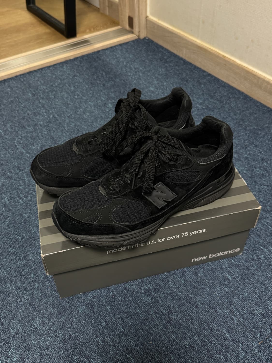 270) 뉴발란스 993 트리플블랙 usa 상품이미지1