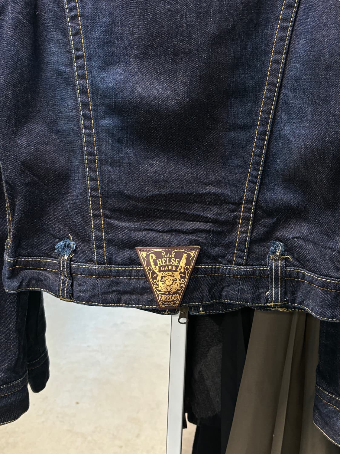 Chelseagarb 하이넥 집업 데님자켓 상품이미지6