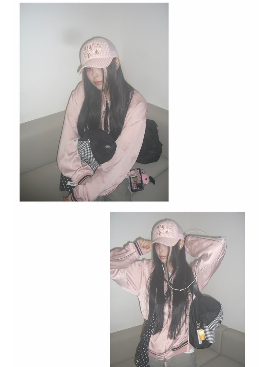 누루이샵 로고 매쉬캡 블랙 새상품 상품이미지2