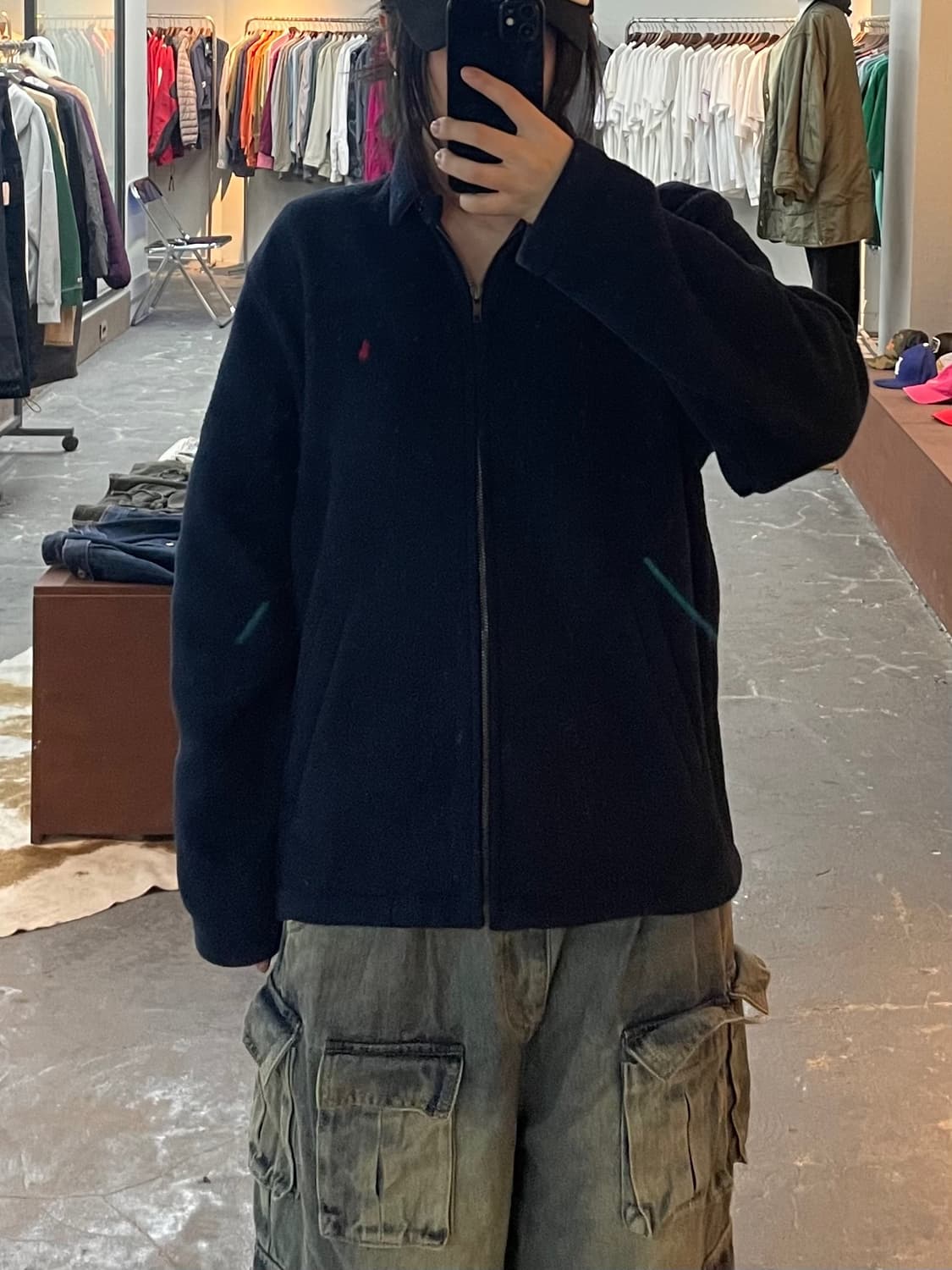 폴로랄프로렌 포니로고 베이비 칼라 플리스 집업 자켓 H2089 상품이미지1