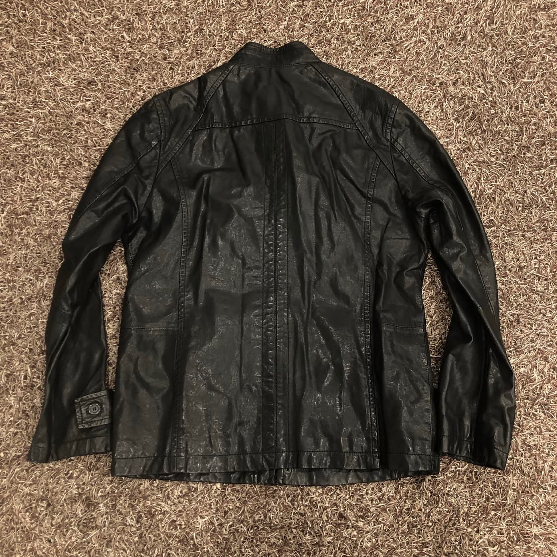 엠비오 양가죽 쿼드포켓 레더 가죽 자켓 상품이미지5