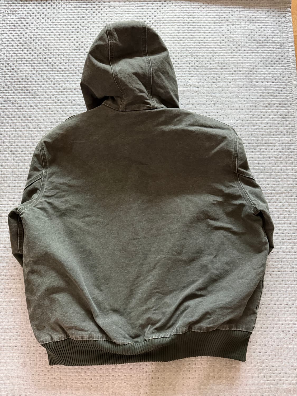 [XL] 칼하트 j130 샌드스톤 덕 액티브 자켓 모스 상품이미지7