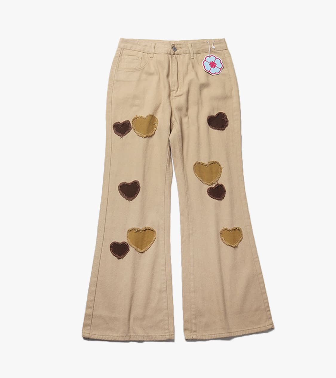 HOOK - HEART PATCH PANTS 상품이미지1