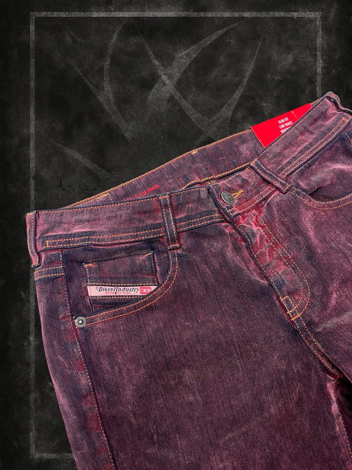 'DIESEL' mixed-fabric pants 상품이미지3