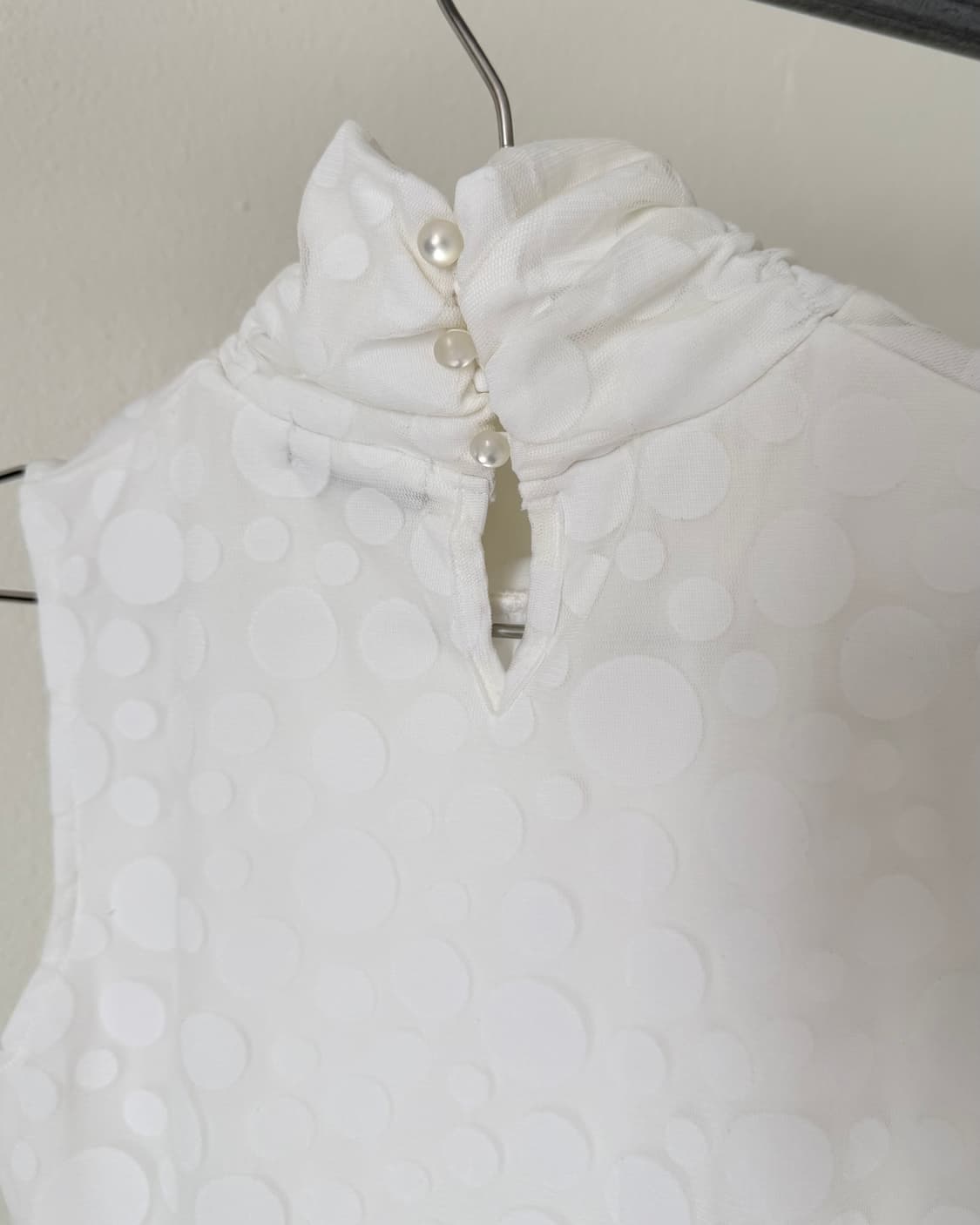 빈티지 도트 슬리브리스 상품이미지4