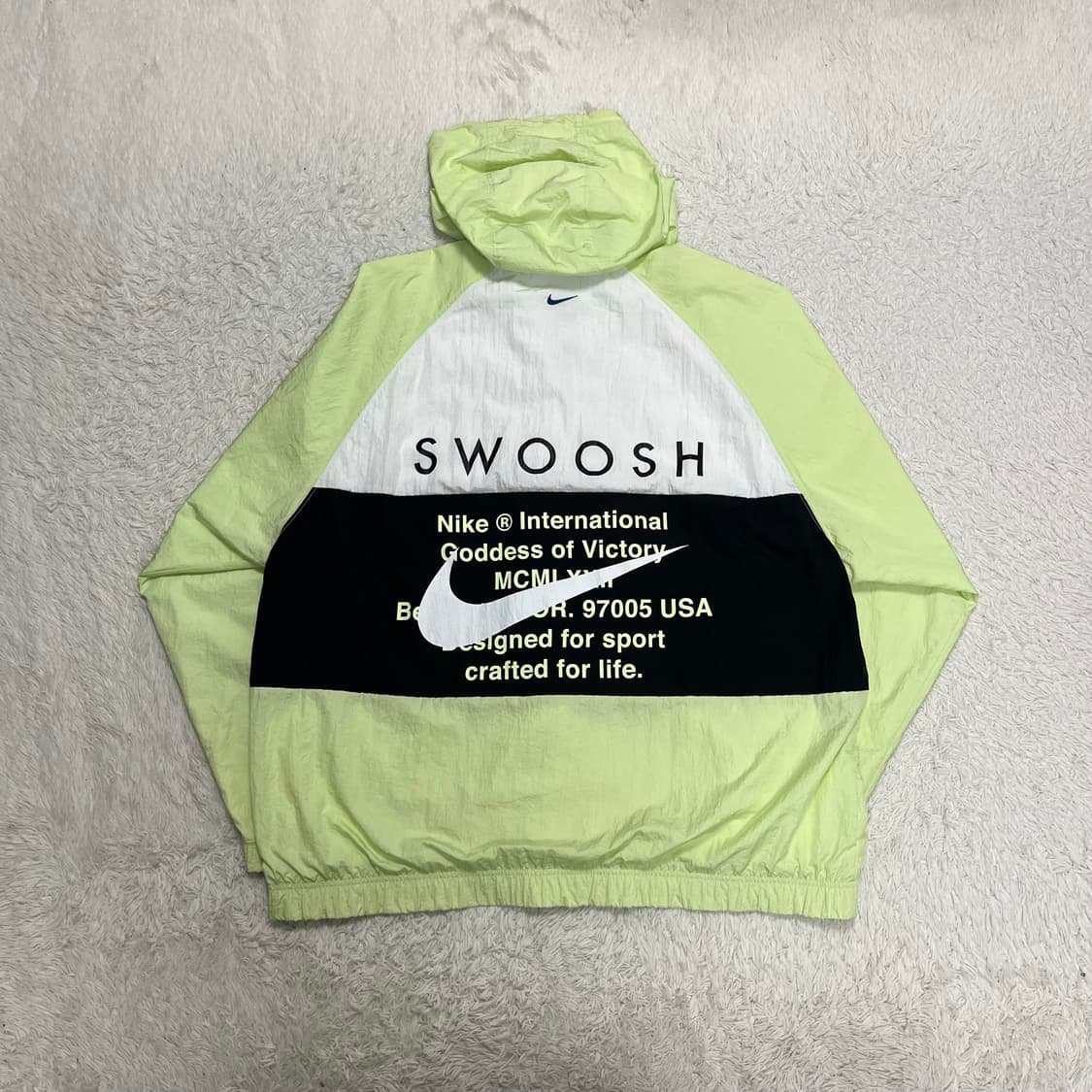 Nike double swoosh nylon windbreaker 상품이미지5