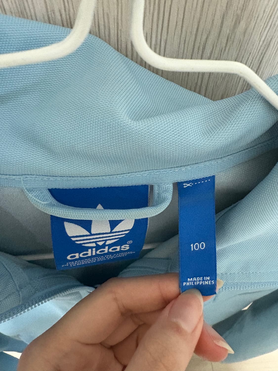 아디다스 독일군 스카이 블루 져지 100 사이즈 판매합니다 상품이미지2