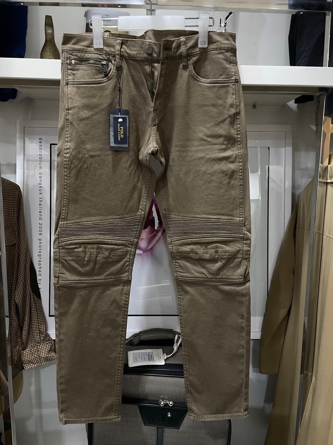 폴로랄프로렌/카키 모토라인 코튼팬츠 상품이미지1