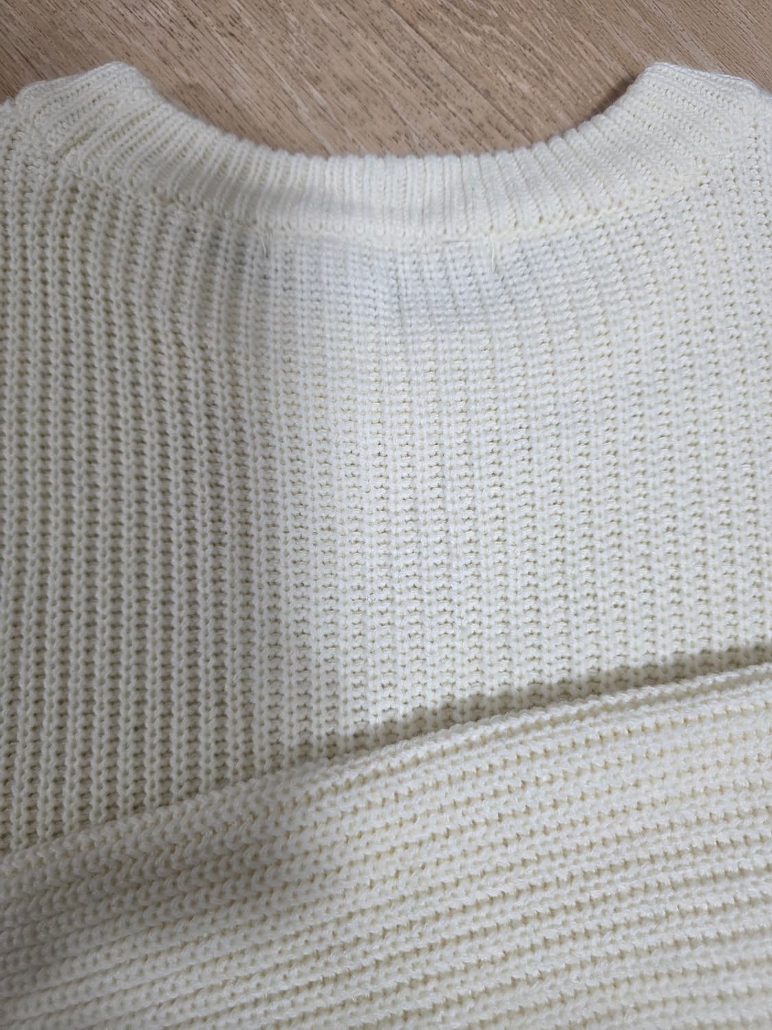 수아레 워셔블 하찌 니트 아이보리 L 상품이미지7