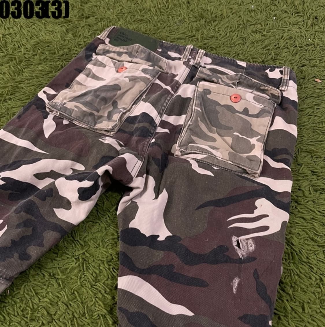 빈티지 밀리터리 카모 팬츠 상품이미지4