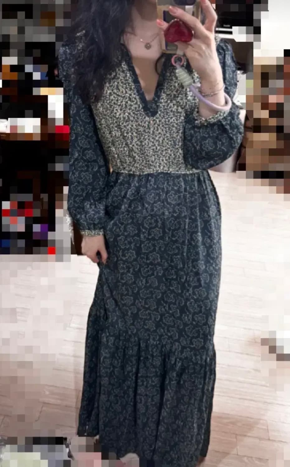 55 55반 새상품 바네사브루노 정가84만 에스닉 롱원피스 이로 짐머만 상품이미지4