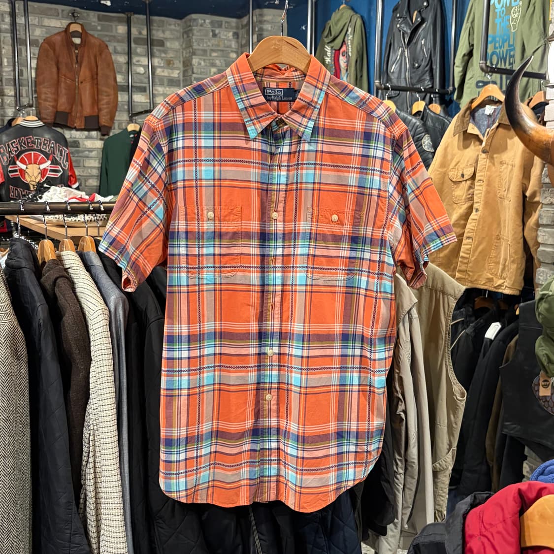 polo 폴로 밧줄 패턴 포켓 반팔 셔츠 상품이미지6