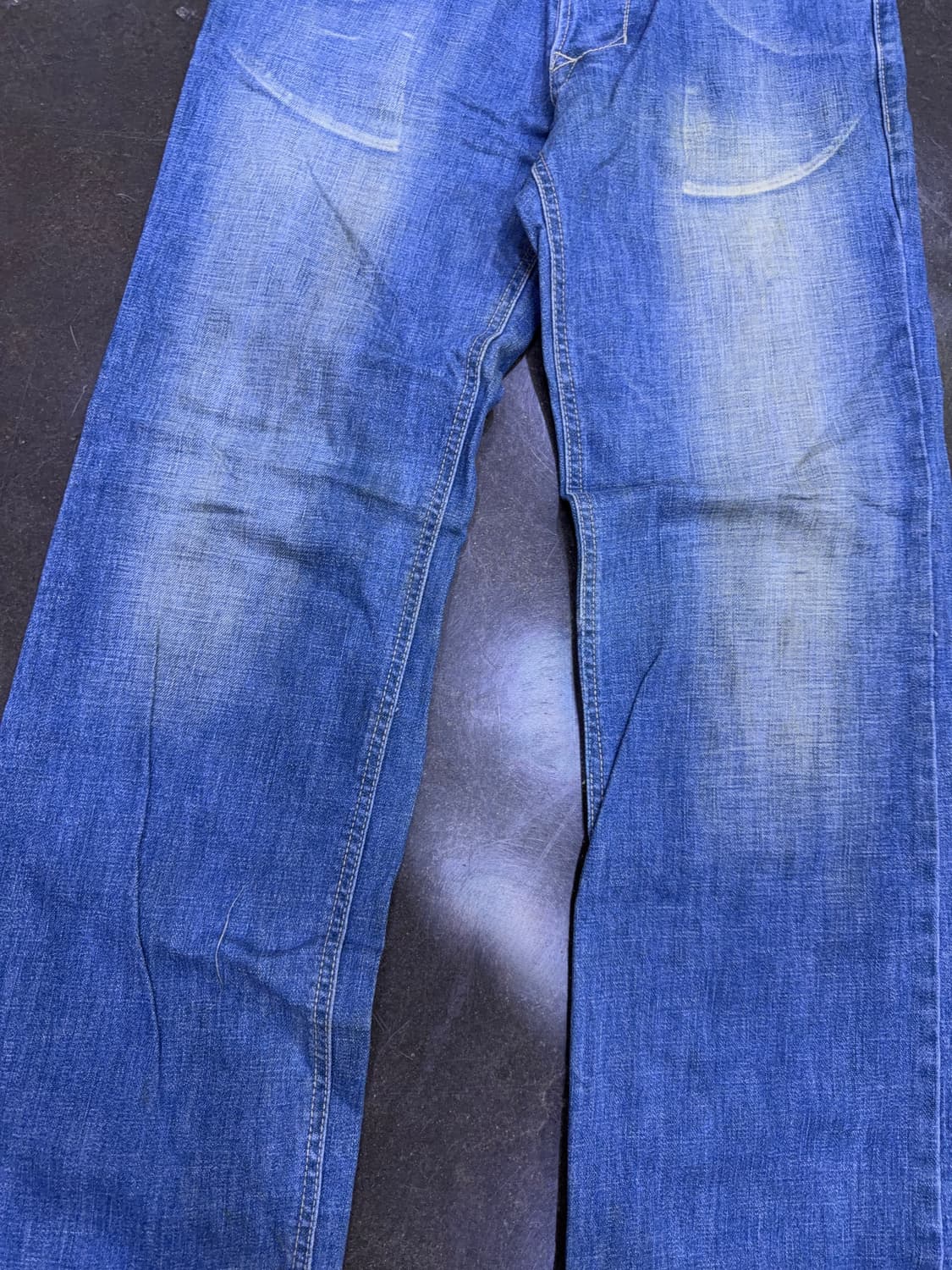 돌체앤가바나 지퍼 포인트 빈티지 워싱 스트레이트핏 데님팬츠 48 상품이미지5