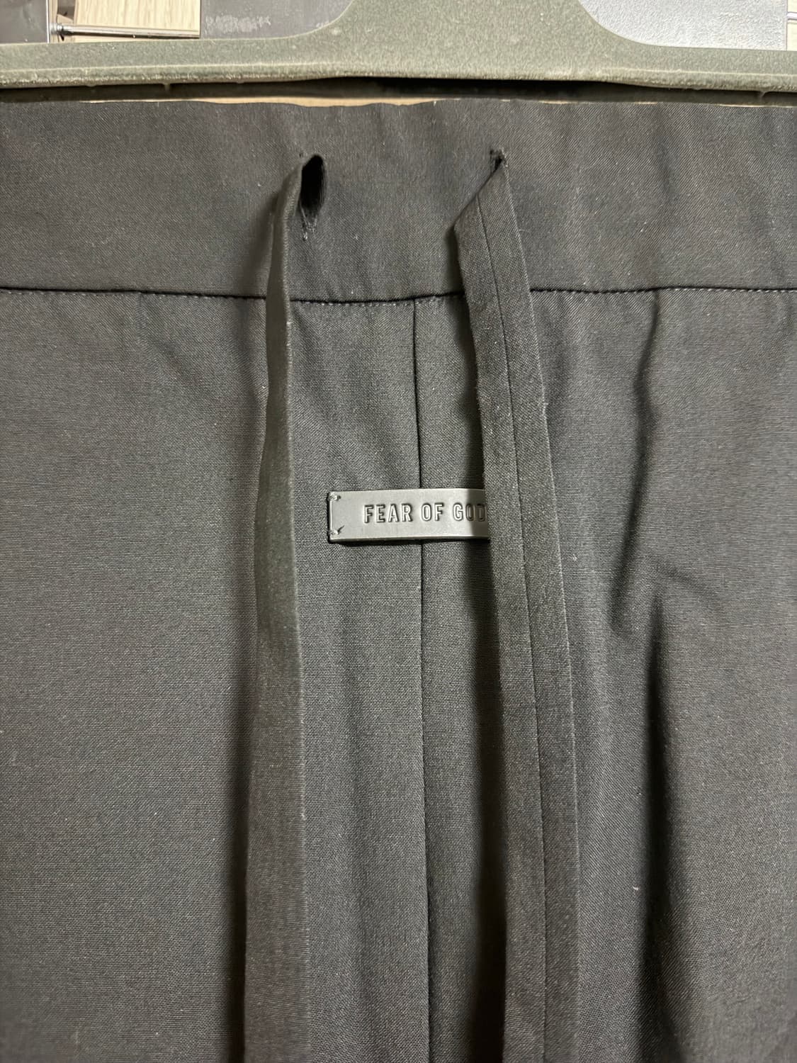 피어오브갓 25ss 옥스포드 드로우스트링 이터널 팬츠 블랙 상품이미지3