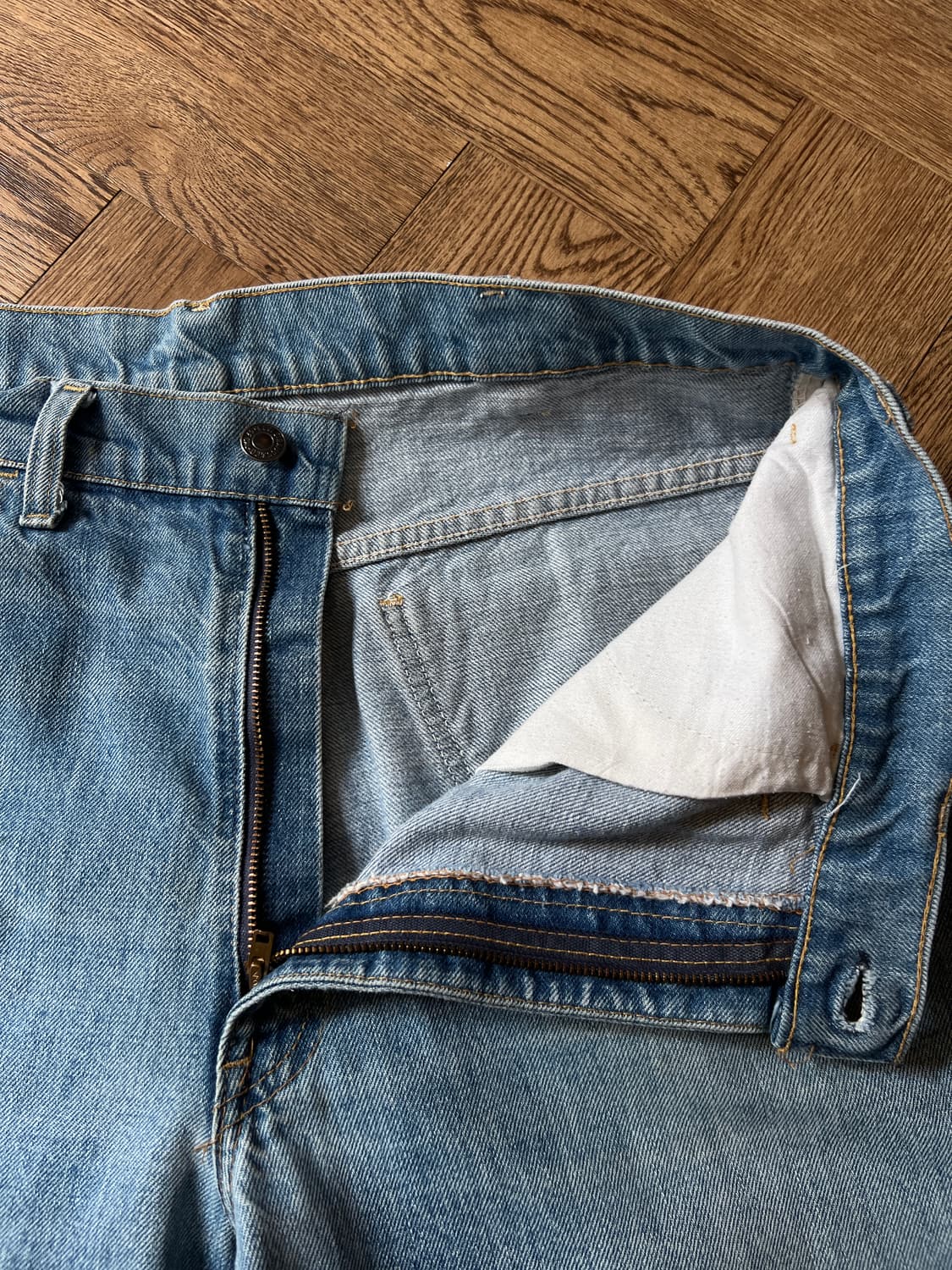 [34]70's 리바이스 오렌지탭 40646-0213 벨바텀 플레어진 상품이미지3