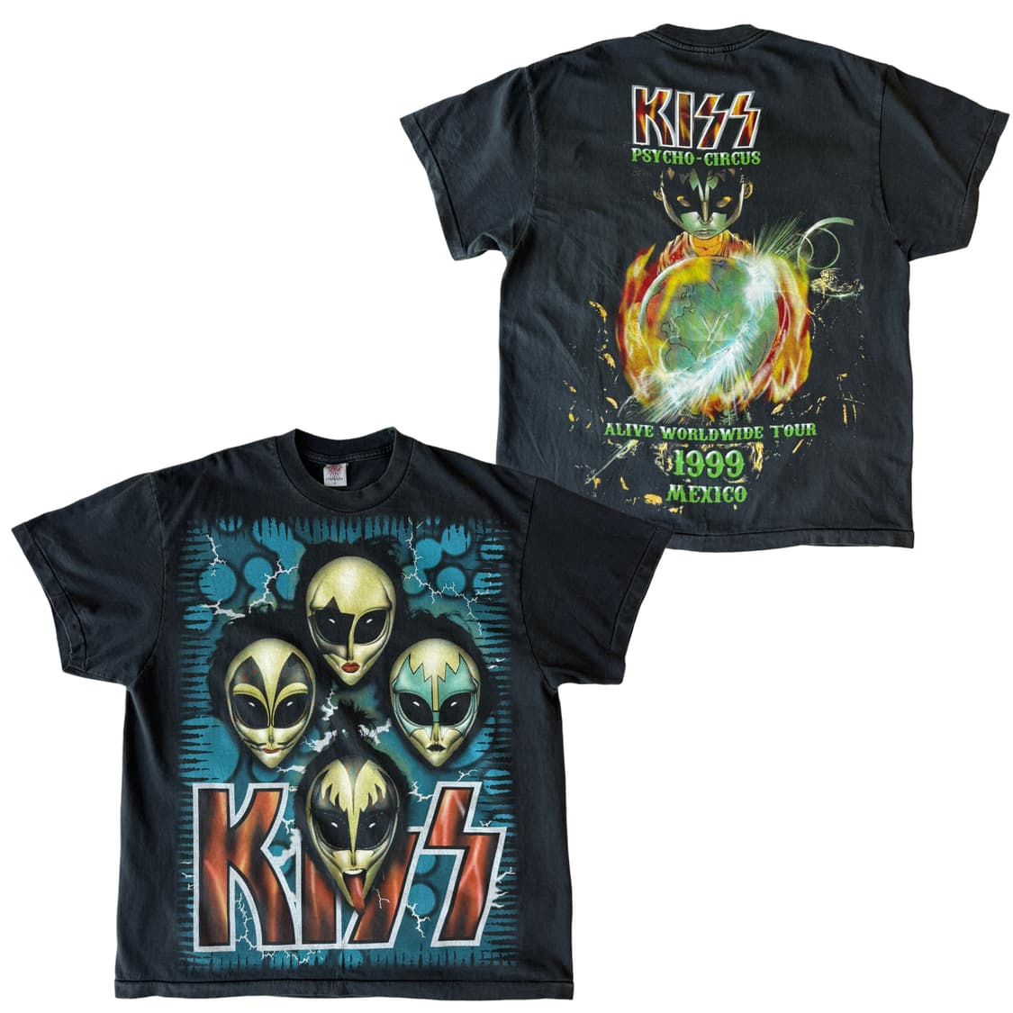 KISS – Psycho Circus 1999 Mexico 투어티셔츠 상품이미지1