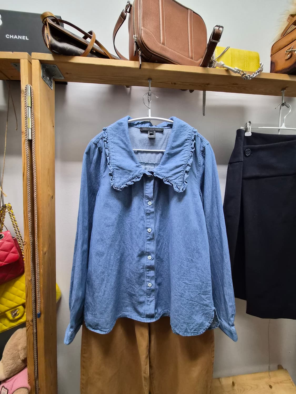 마크제이콥스프릴데님. 레이스니트. 니트케이블 롱스커트 상품이미지7