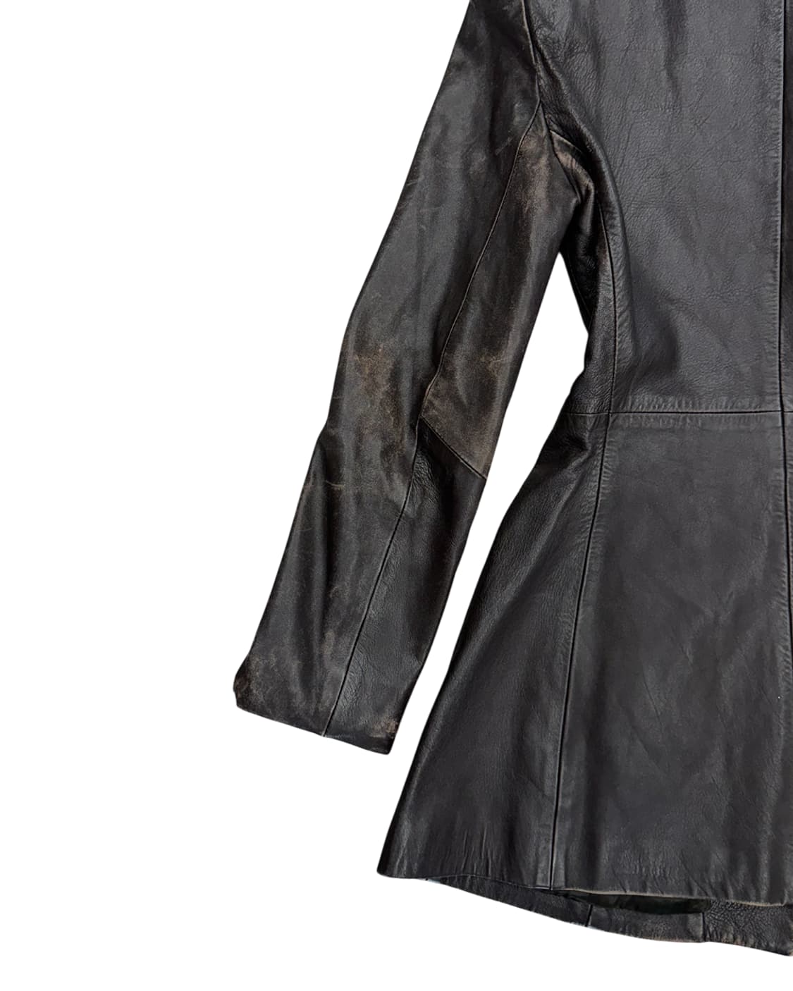 엠포리오 아르마니 00AW 레더 자켓 브라운 상품이미지8