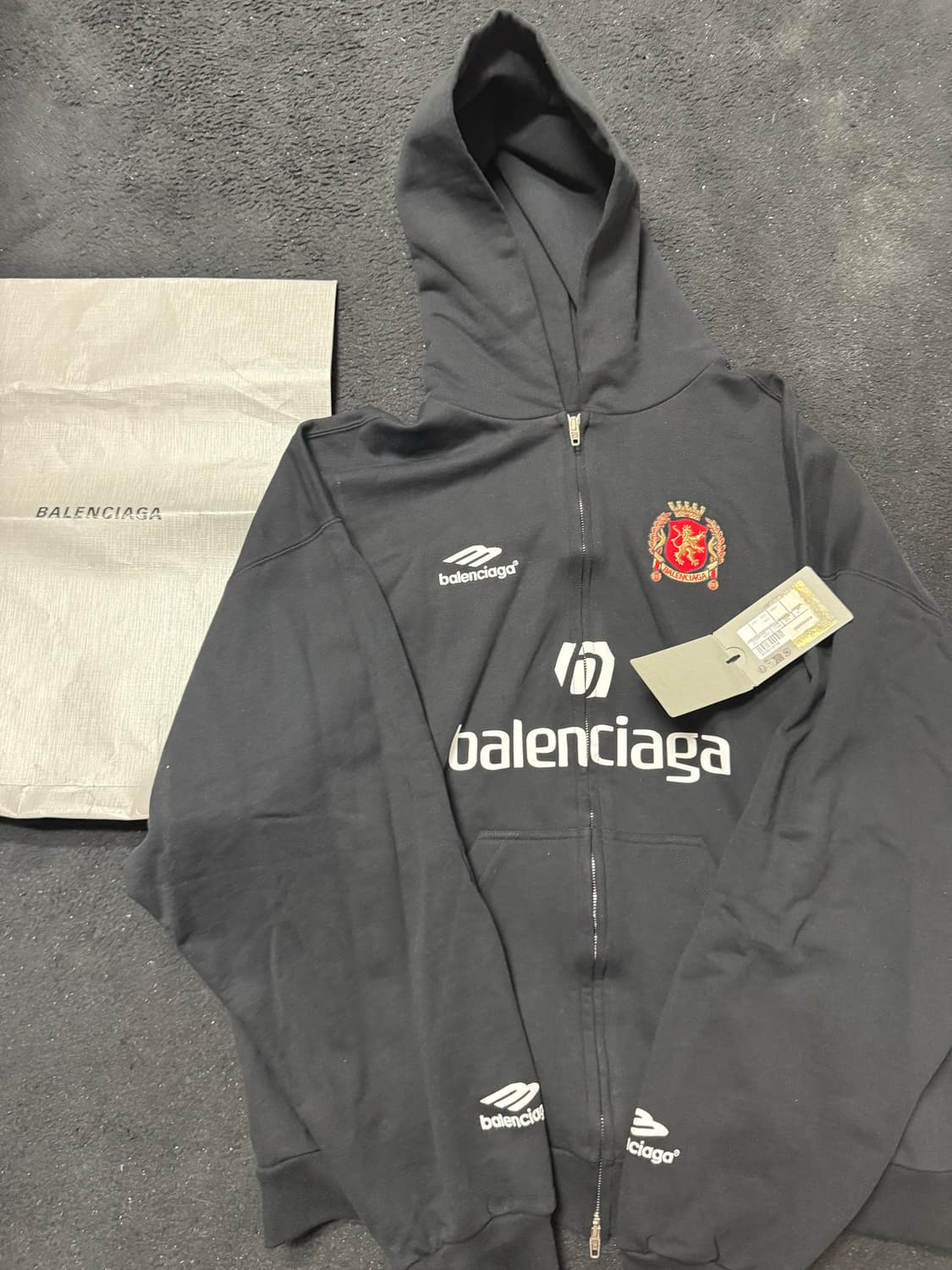 발렌시아가 사커 서울 후드집업 M 상품이미지2