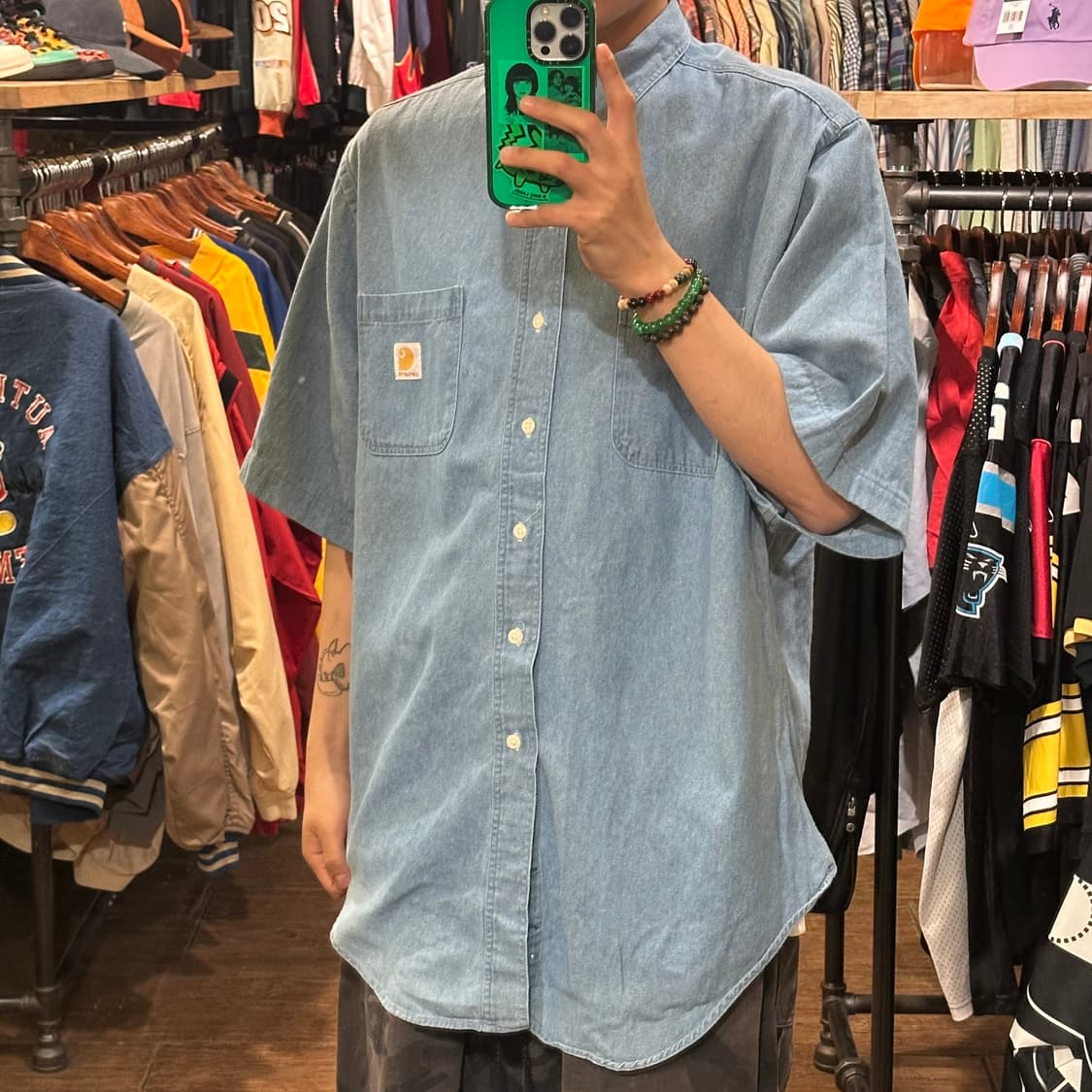 [HI] 칼하트 반팔 데님셔츠 상품이미지3