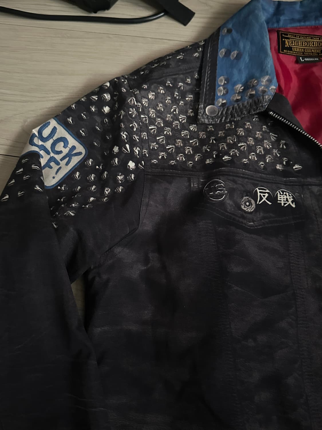 네이버후드 프린팅 자켓 상품이미지5