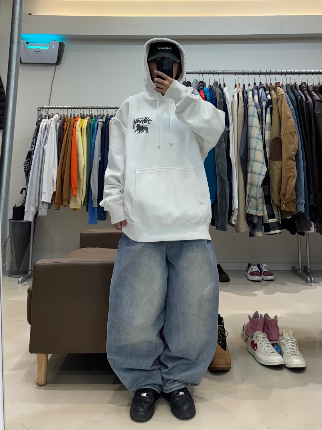 스투시 라이온 후드티 상품이미지7