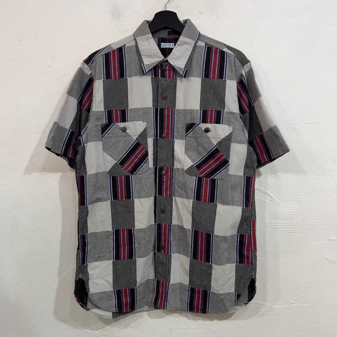 슈가케인 멀티패턴 반팔 셔츠 상품이미지2