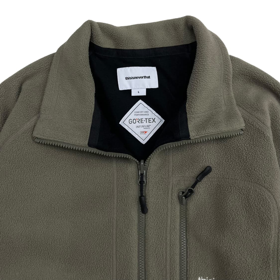 디스이즈네버댓 말차라떼맛 플리스 집업 L 상품이미지4