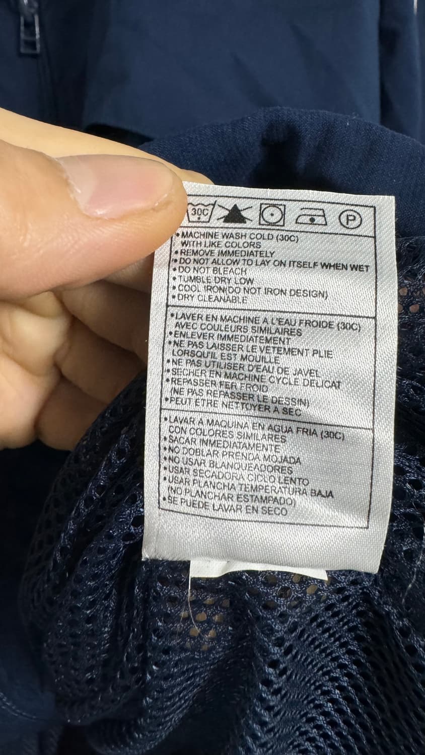 나이키 빈티지 파이핑 바람막이 집업 자켓 네이비 상품이미지6