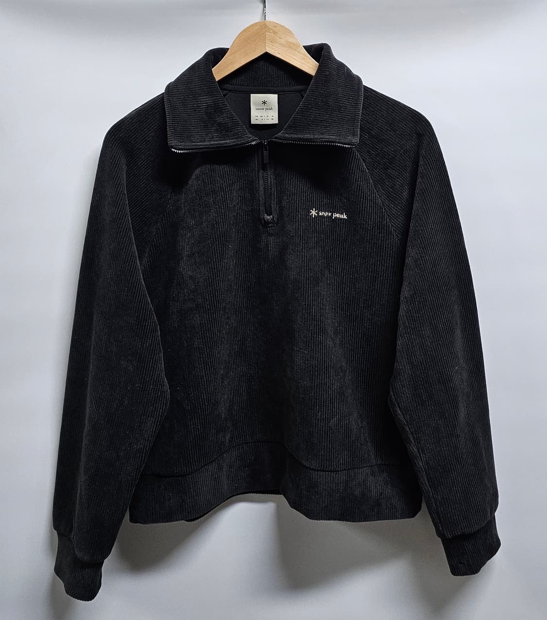 스노우피크 여성 코듀로이 반집업 스웻셔츠 M 상품이미지1
