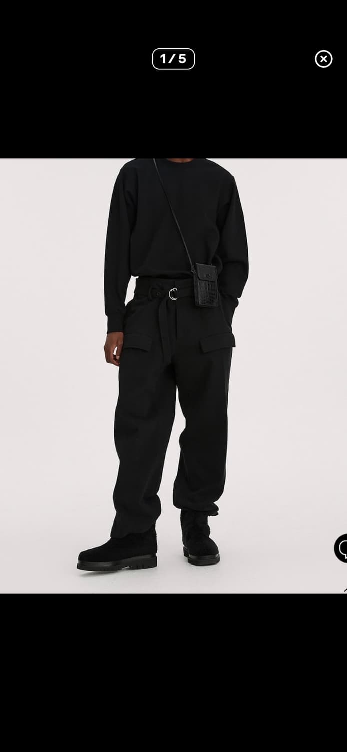 [S]Recto 렉토 패딩턴 밀리터리 팬츠/블랙 상품이미지2