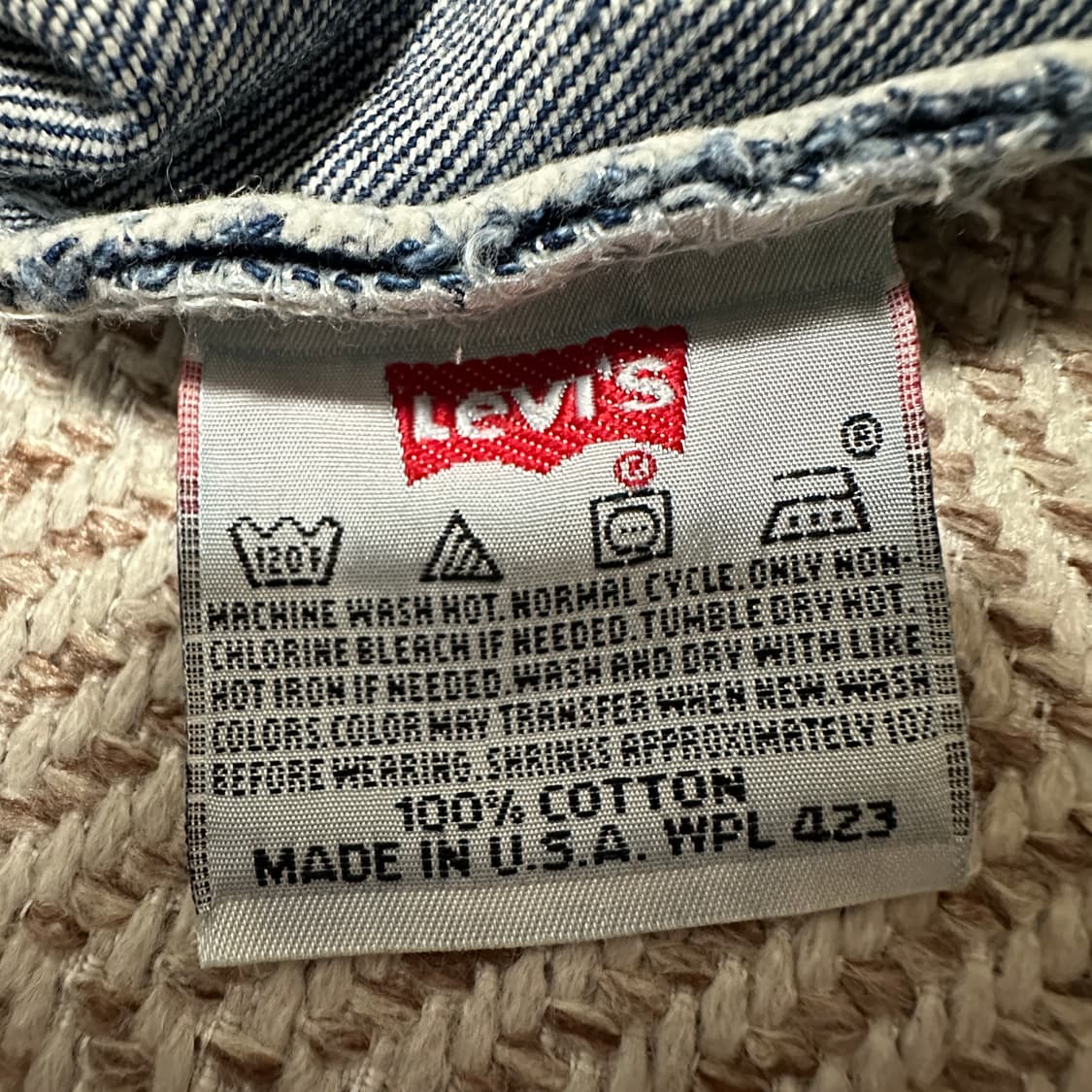 LEVI'S 501 90's usa made denim pants 상품이미지5