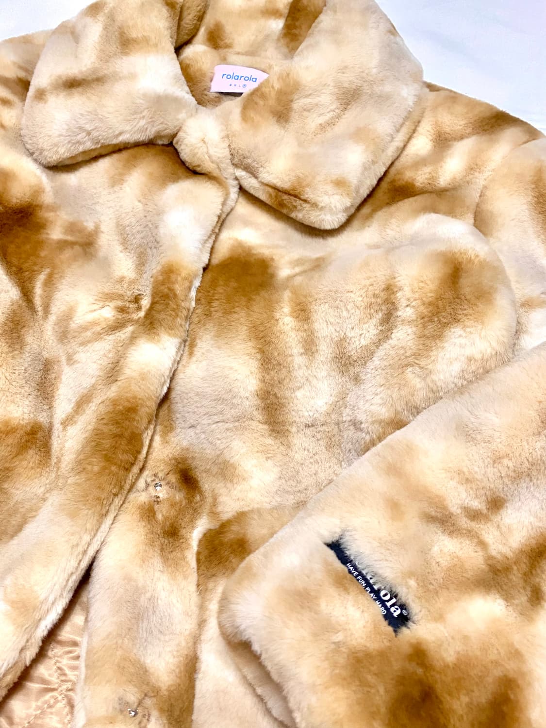 로라로라 번마시멜로우 퍼 자켓 상품이미지3