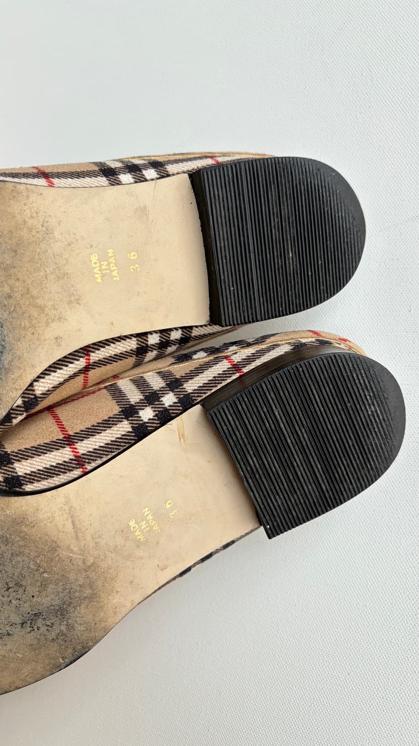 버버리 체크뮬 로퍼 상품이미지9