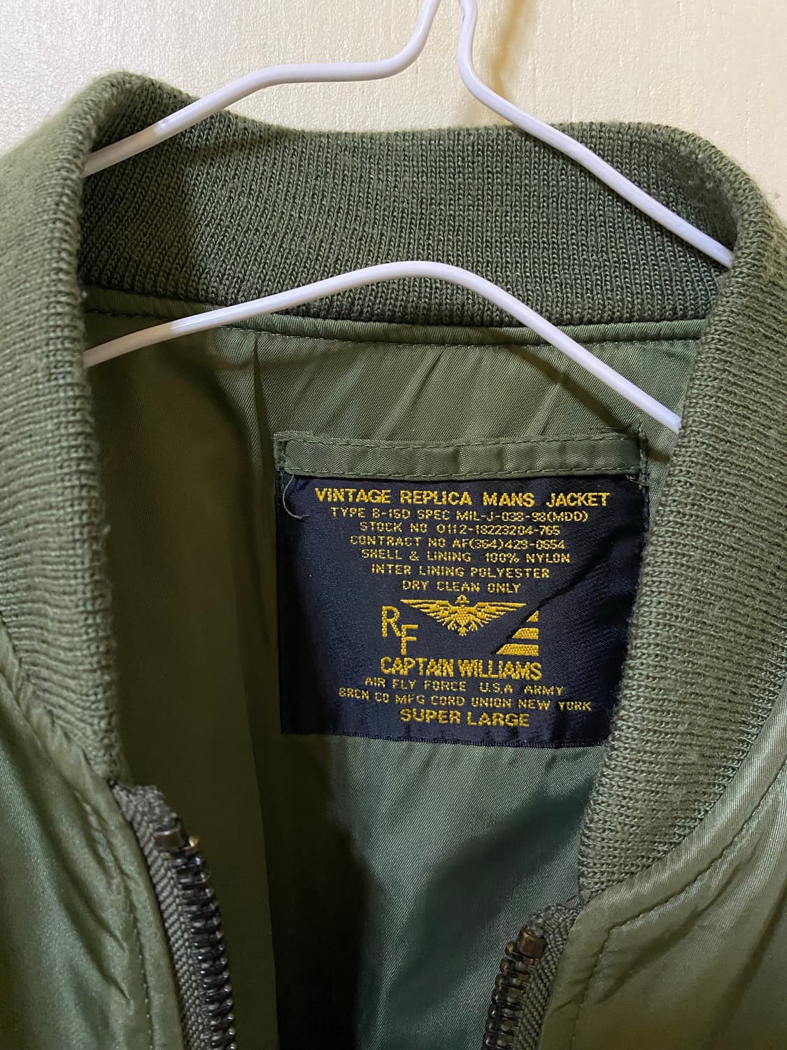 captain williams ma-1 상품이미지2