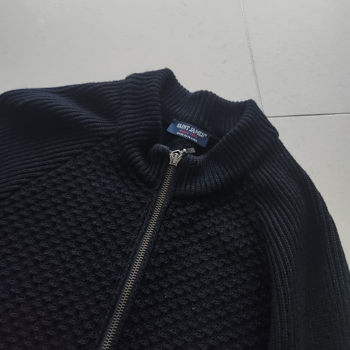 세인트제임스 니트 집업 가디건 상품이미지1