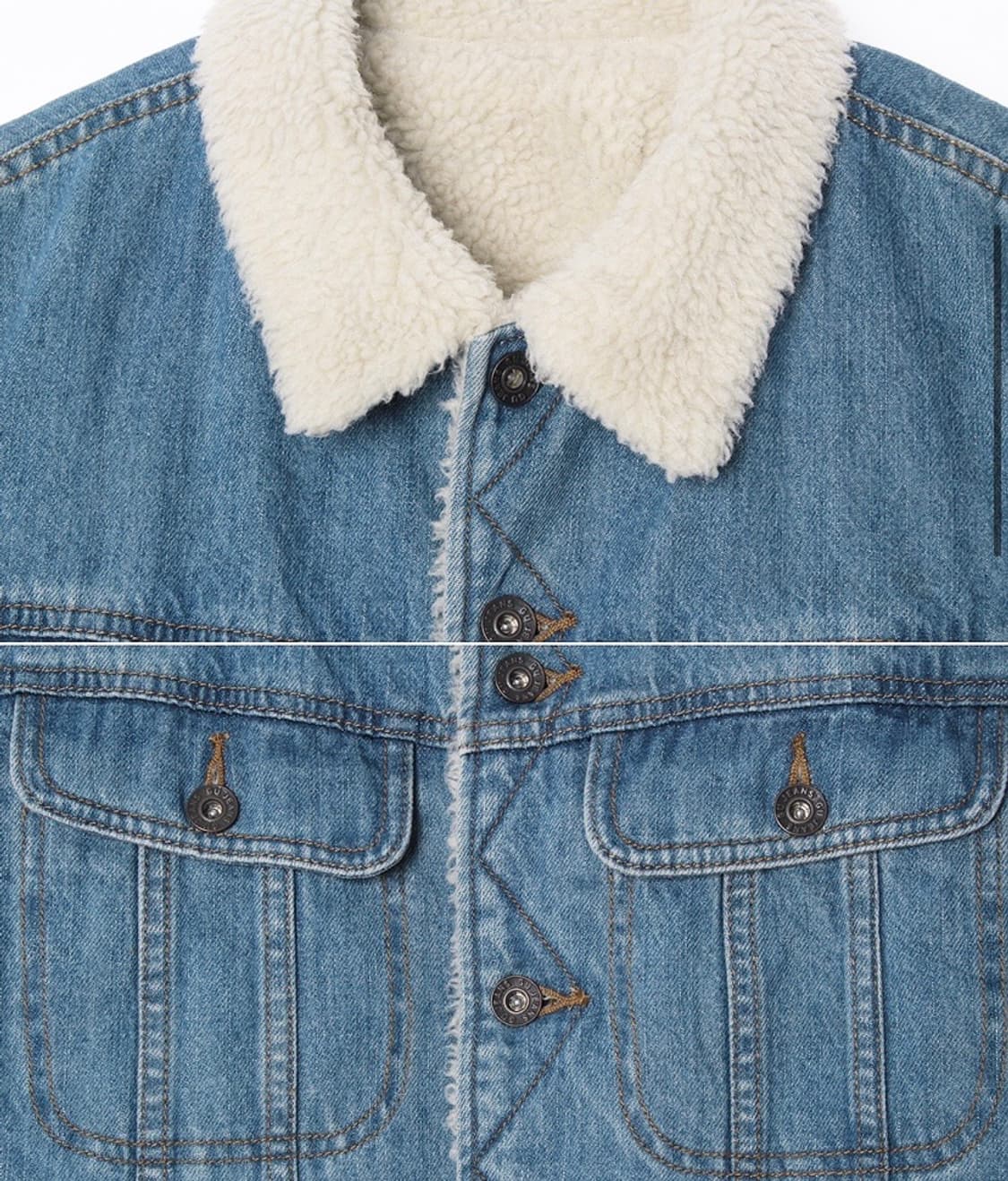 GU 셰르파 부클 데님자켓 상품이미지2