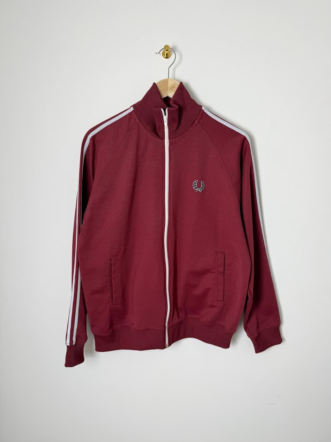 프레드페리 트랙탑 버건디 상품이미지1