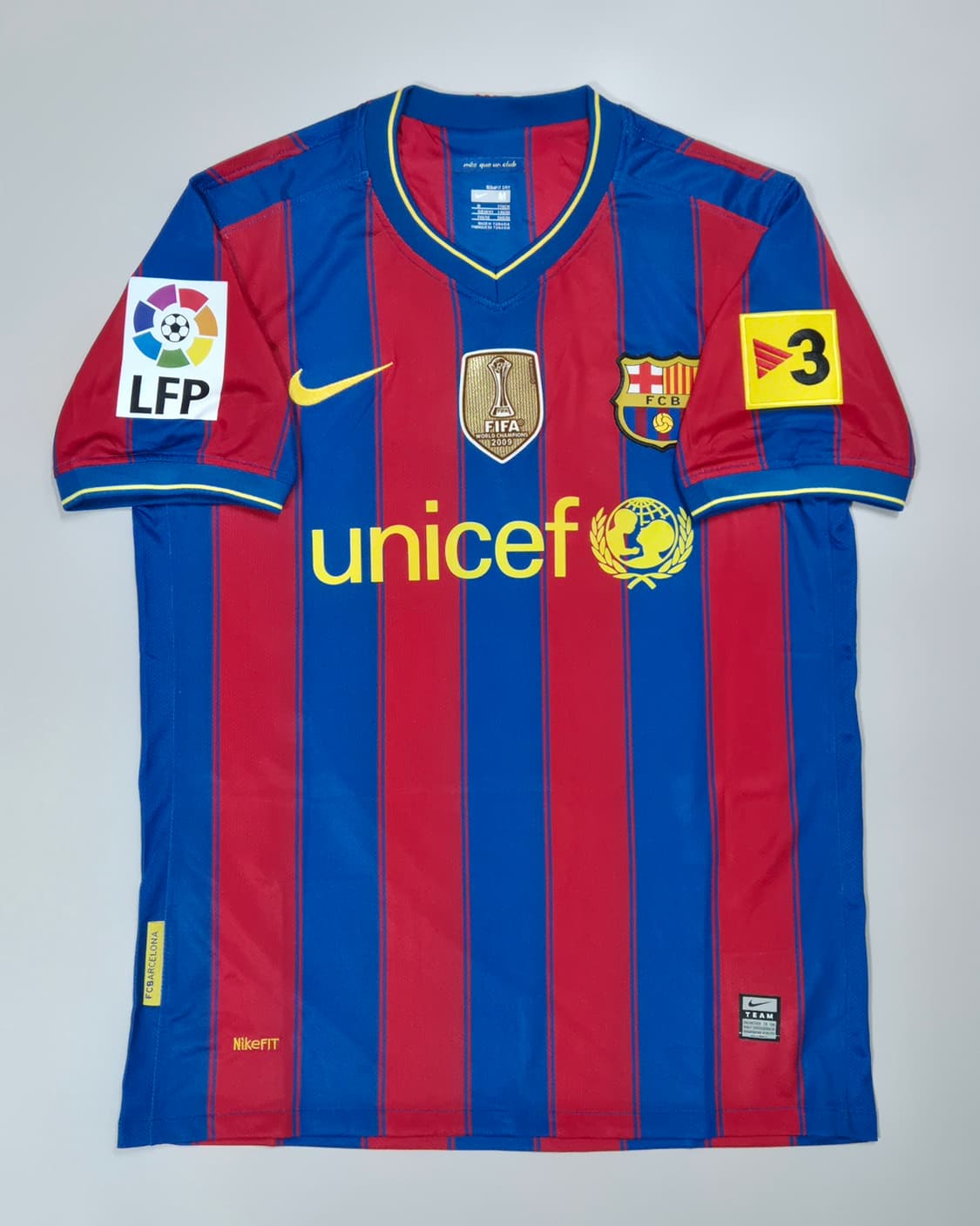 09-10 바르셀로나 홈킷 리오넬 메시 유니폼 M 레플리카 상품이미지2