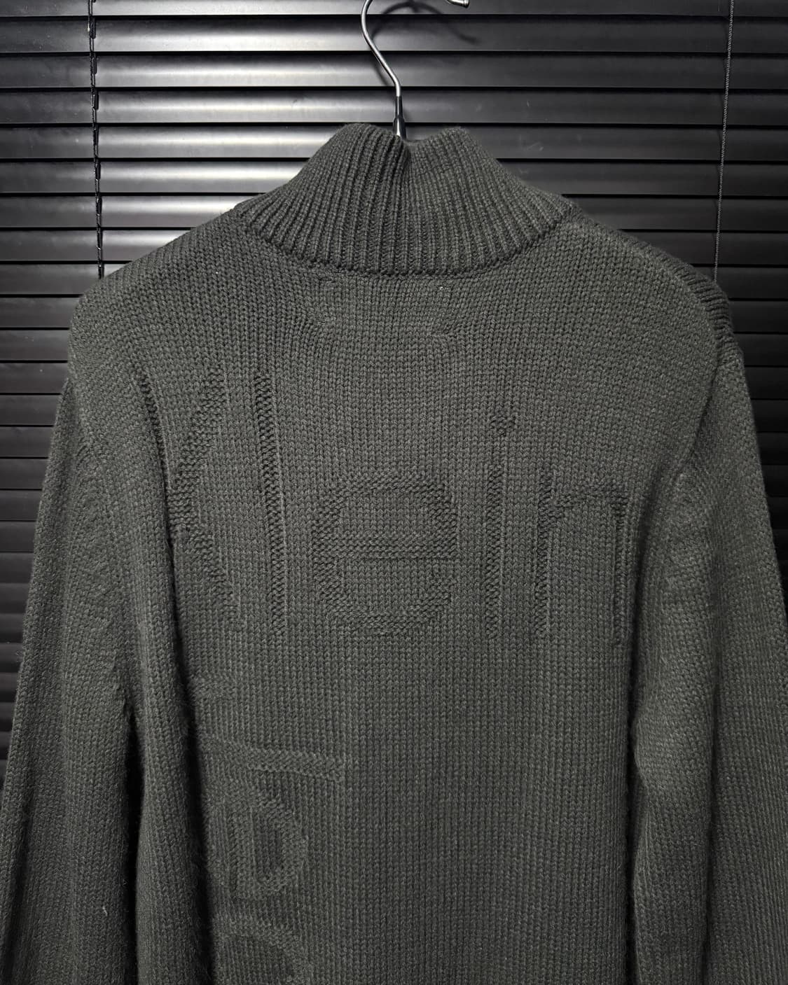 캘빈클라인 진스 ck 카키 니트 집업 스웨터 터틀넥 목폴라 하이넥 M 상품이미지6