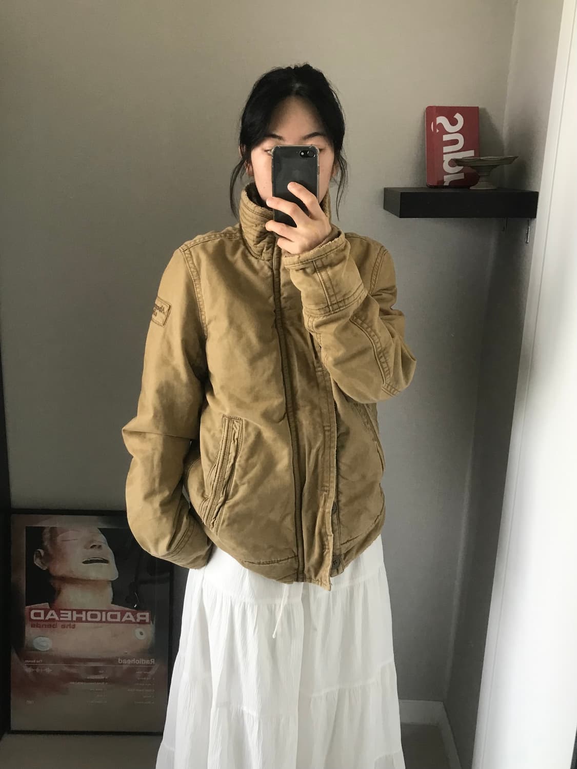 아베크롬비 쉐르파 베이지 헤비 자켓 상품이미지3