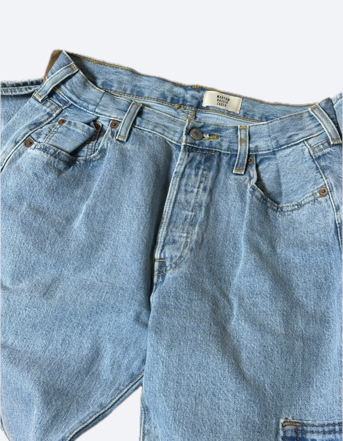 마리암나시르자데 thistle jeans in blue s/m size 상품이미지1