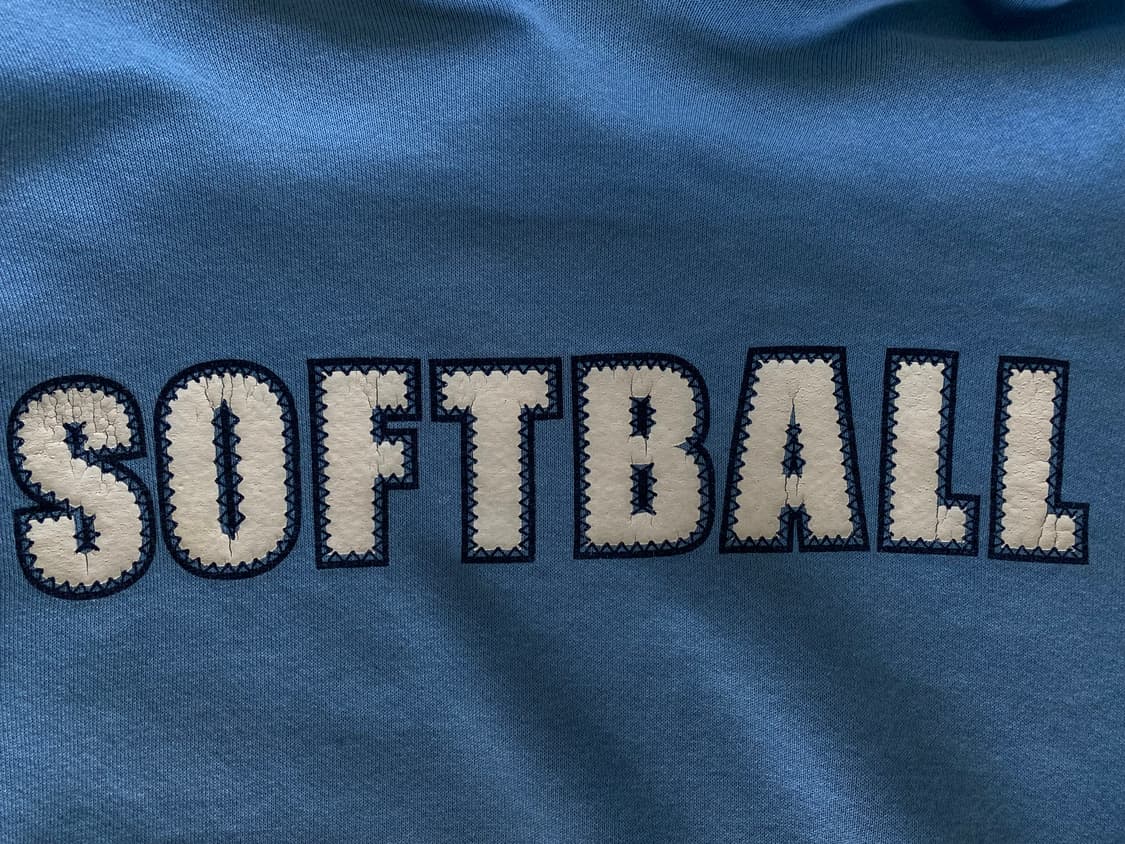 (XL) 90s 빈티지 러셀 후드 스카이블루 상품이미지5